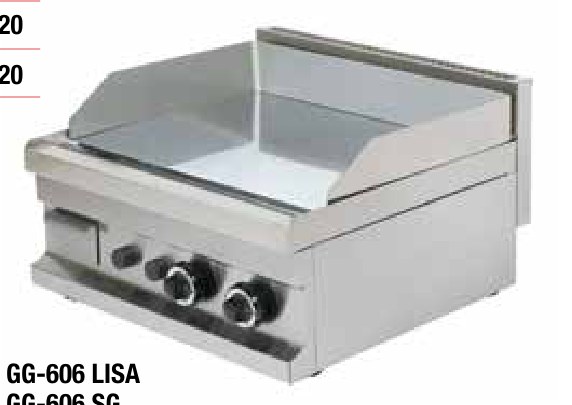 Fry-Top Serie 600/700/900 GG-606